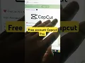 Free account Capcut Pro 🚀 #windows #freewindows #license #photoshop #free #tutorial