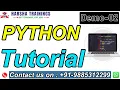 Python Demo 02 Python Tutorial for Beginners Detailed Explanation About Python Programming