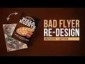 Bad Flyer Re-Design I Graphic Design Tutorial