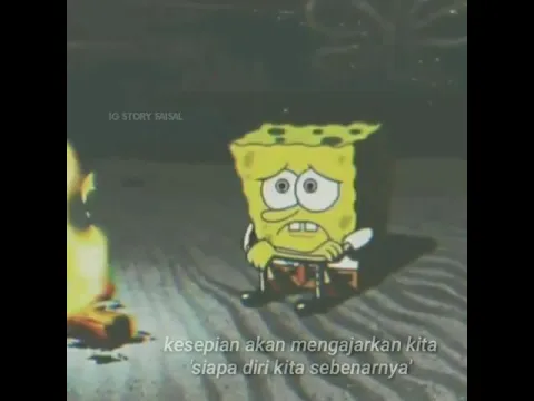 Download MP3 story wa spongebob(kata kata kesepian)