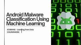 Android Malware Classification Using Machine Learning