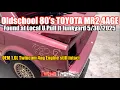 A Lovely 80 s Toyota MR2 FIND at a local U Pull It Junkyard 2025