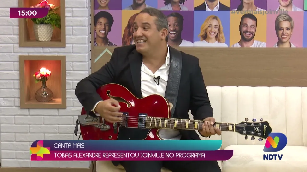 Canta Mais: Tobias Alexandre representou Joinville no programa