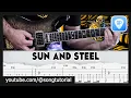 Lagu Iron Maiden | Sun and Steel | TAB | Guitar Cover | Lesson