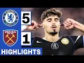 Download Lagu West Ham vs Chelsea 1-5 – All Goals \u0026 Highlights | João Pedro, Neto, Enzo, Caicedo, Chalobah GOALS