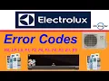 Electrolux Air Conditioner All Error Codes And Solution Troubleshooting