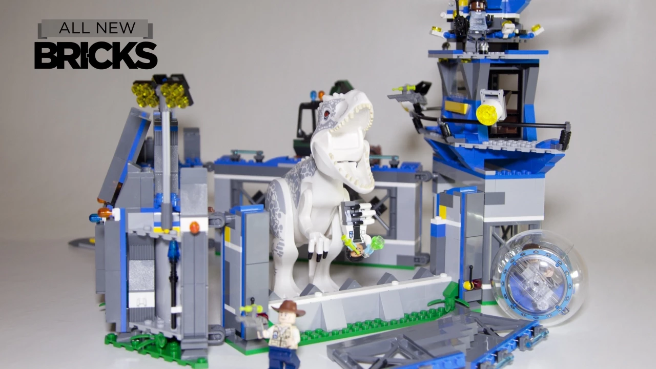 Surprise Build! Lego Jurassic World T Rex Tracker 75918