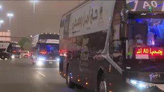 حجاج بيت الله ينتقلون من مشعر عرفات إلى مشعر مزدلفة 