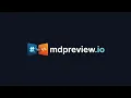 Introducing mdpreview io Instant Local Markdown to HTML Converter