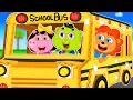 Lagu LeonCito | Autobús escolar de cartón | Dibujos animados | Video Para Niños
