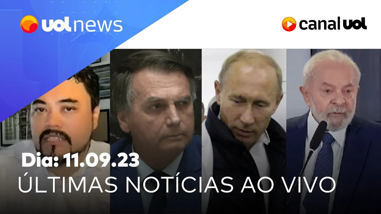 ???? Bolsonaro internado; delação de Mauro Cid; 8/1; Lula, Putin e G20 no Brasil; Sakamoto e + ao vivo