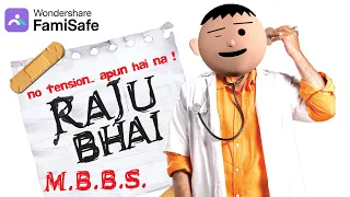 RAJU BHAI MBBS (राजू भाई MBBS ) MSG TOONS Comedy Funny Video