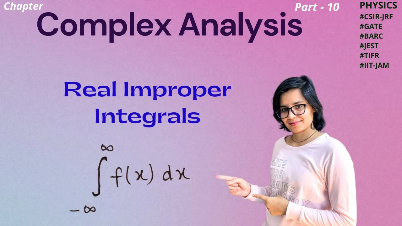 Contour Integration | Evaluation of real improper integrals for Algebraic Sine Cosine & Log function