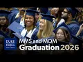 Master of Management Studies and Master of Quantitative Management Graduation 2026