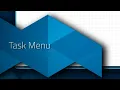 visTABLE tutorial Task Menu