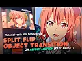 TUTORIAL HOW TO MAKE A SPLIT FLIP OBJECT TRANSITION ON ALIGHT MOTION AMV STYLE