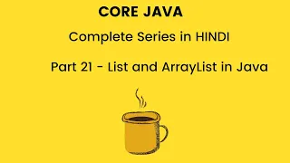 List and ArrayList in Java Hindi Java collection framework