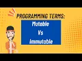 Mutable vs Immutable Hindi