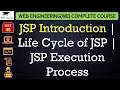 L46 JSP Introduction Life Cycle of JSP JSP Execution Process Web Technology Lectures Hindi