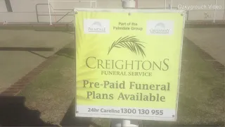 Drink stand sign - Creightons Funeral Service 3