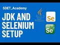 JDK and Selenium Setup Step by Step Install Java JDK Maven Selenium WebDriver