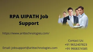 RPA UiPath Job Support RPA UiPath Technical Assistance