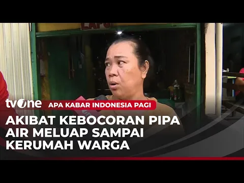 Pipa PDAM Pecah di Cakung, Air Meluap Picu Banjir Hingga Kerumah Warga