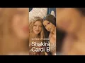 Shakira & Cardi B Interview on the set of "Punteria"