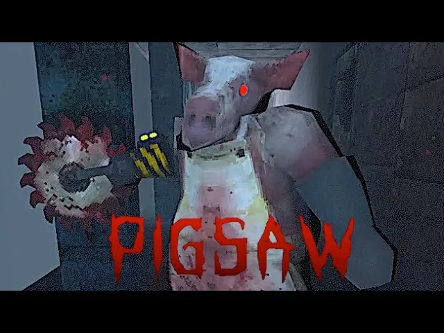 PIGSAW - Pigs Farm Humans in this Grim Survival Horror Game set in a Massive Industrial Abattoir!