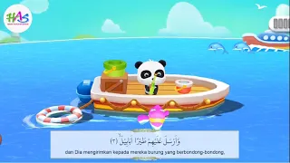 Download Surah Al Fil dan Terjemahan || Murottal Juz Amma Anak || Metode Ummi || BabyBus MP3