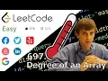 LeetCode 697 Degree of an Array Algorithm Explained