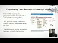 Programming timer interrupts Assembly language only