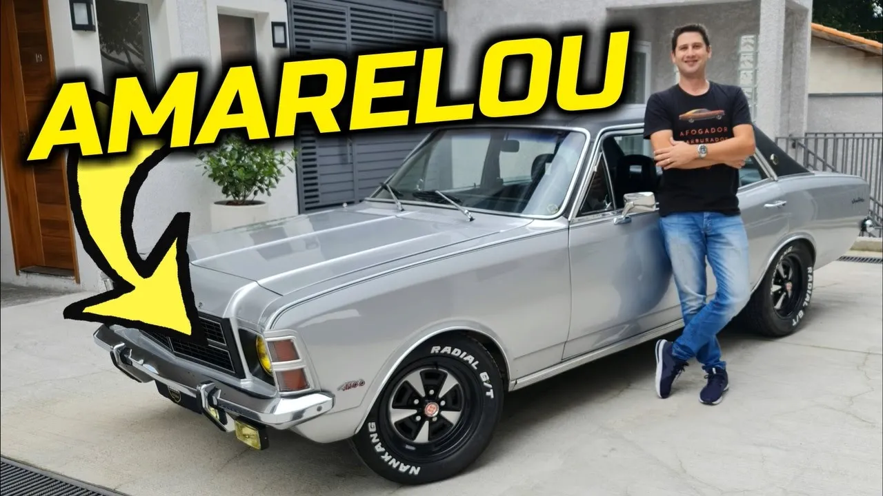 Opala 78 seis canecos com comando bravo // Caçador de Carros