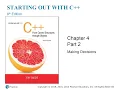Chapter 4 Part 2 Making Decisions
