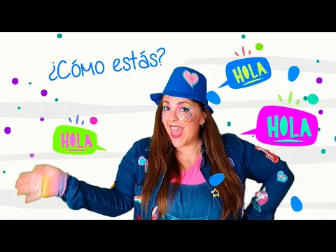 Download MP3 Hola hola ¿Cómo estás? La canción infantil para saludar (Preescolar) Saludar las manos