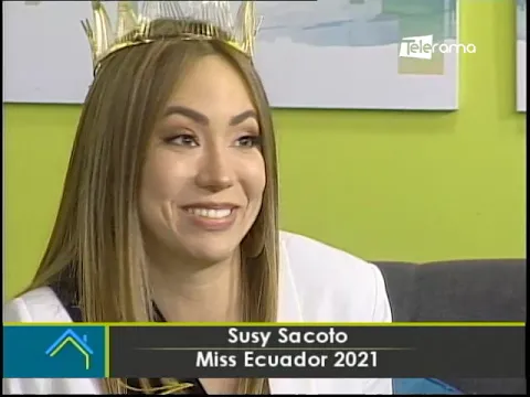 Hoy nos visita Susy Sacoto, Miss Ecuador 2021