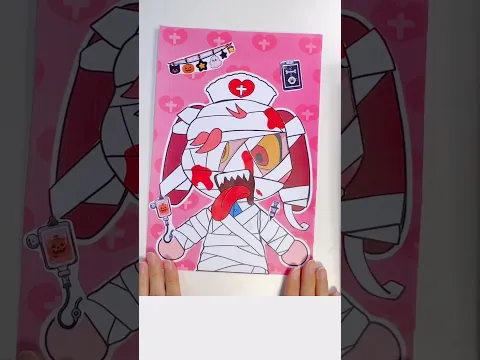 DIY Roblox Animal Hospital Halloween Nurse diysticker 로블록스 동물병원 할로윈 종이스티커#animalhospital