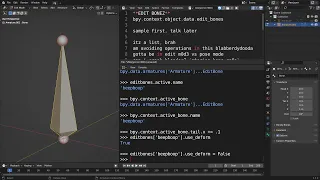 bpy context object data edit - bones