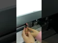 How to adjust the scanning red dot in automatic plotter -TENETH