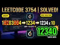 LeetCode 3754 Concatenate Non-Zero Digits and Multiply by Sum I