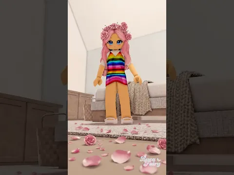 💗 My Hair Turned Into Roses 🏡 Roblox Story #roblox #shorts