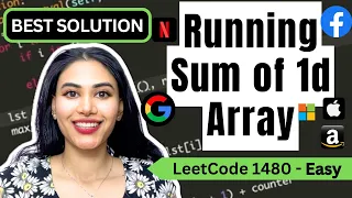 Running Sum of 1d Array