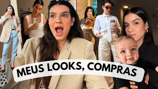 FASHION VLOG: TODOS OS MEUS LOOKS, COMPRAS ZARA, RIACHUELO E AREZZO