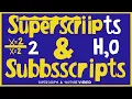 Superscripts and Subscripts in Microsoft Word EASY