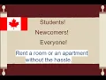 Looking for an apartment or room for rent in Canada