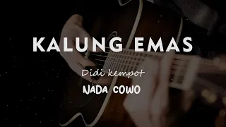 Download KALUNG EMAS // DIDI KEMPOT // KARAOKE GITAR AKUSTIK NADA COWO ( MALE ) MP3