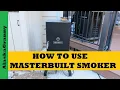 How To Use Masterbuilt Electric Smoker Basic Model