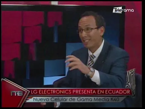 LG Electronics presenta en Ecuador nuevo celular de Gama Media K40