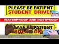 JUSTTOP 3pcs Student Driver Sticker for Car Please Be Patient Student Driver Stickers New Drivers