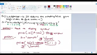 STRINGS IN PYTHON - 3 By Mr G Vamshi Krishna MRCET